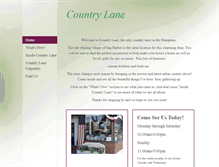 Tablet Screenshot of countrylanesagharbor.com